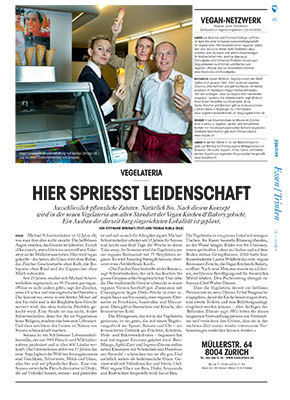 Züritipp Tages Anzeiger, 7 Feb 2013